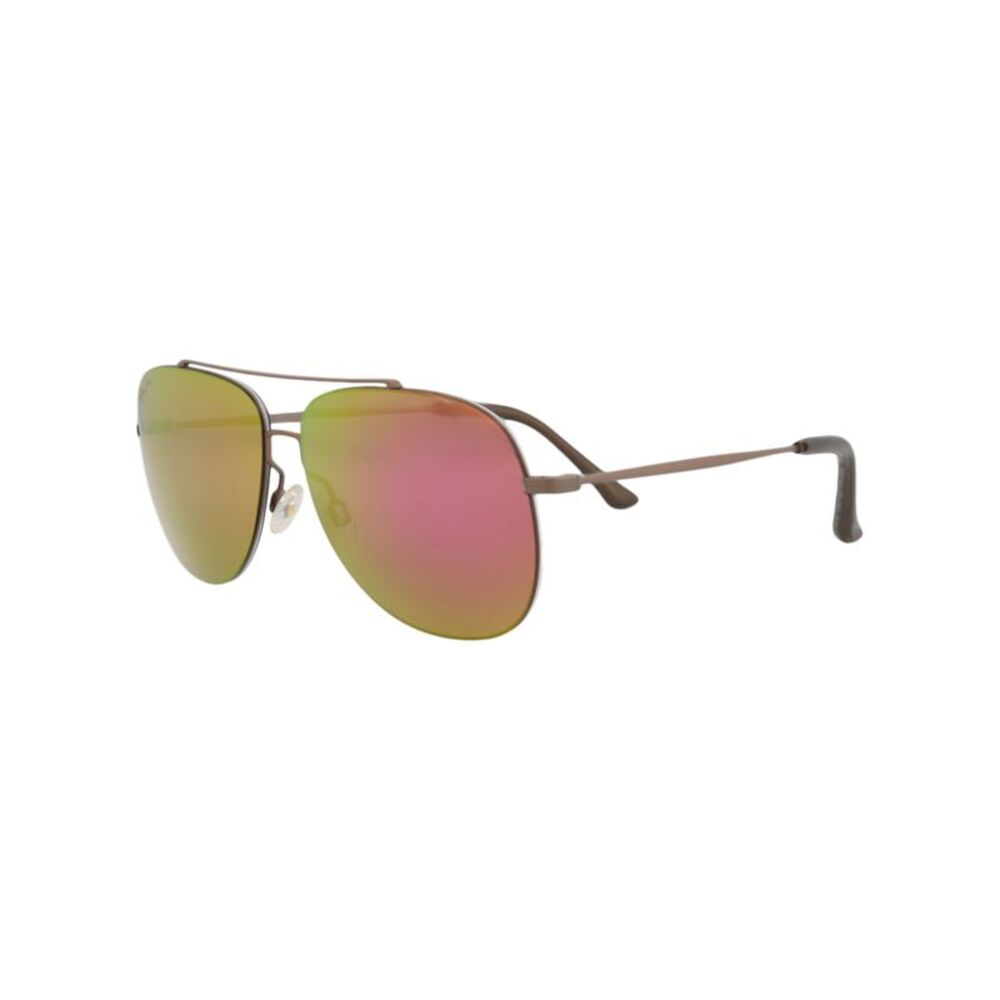 Maui Jim Cinder Cone Aviator-Frame Titanium Sunglasses Brown Unisex-Adult - Picture 2 of 6